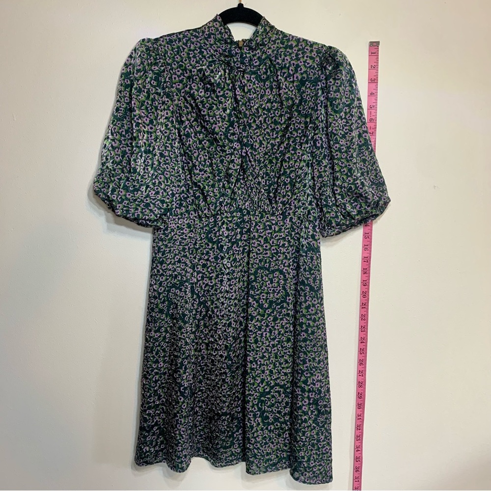 Kate Spade Flair Flora Devore Mini Dress Size 6 - Picture 8 of 16